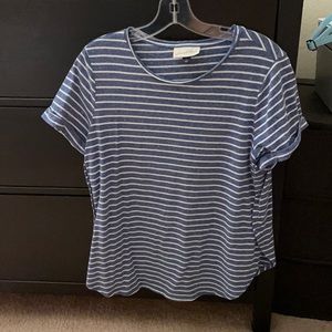 Blue striped tshirt